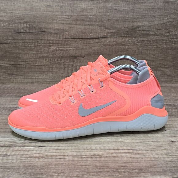 Nike Free RN 2018 Women's Sz 10.5 Crimson Pulse Gray Running Shoes (942837-800) - Picture 3 of 9